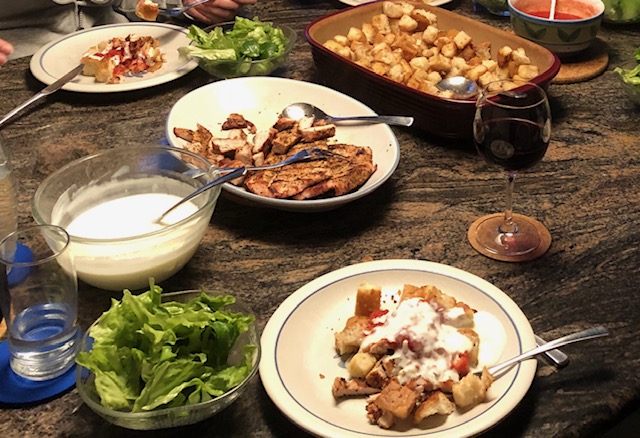 8.3. Essen mit Tine und Patrick