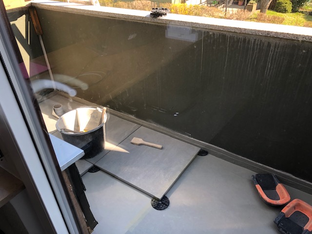 25.3. Heute werden die Platten gelegt