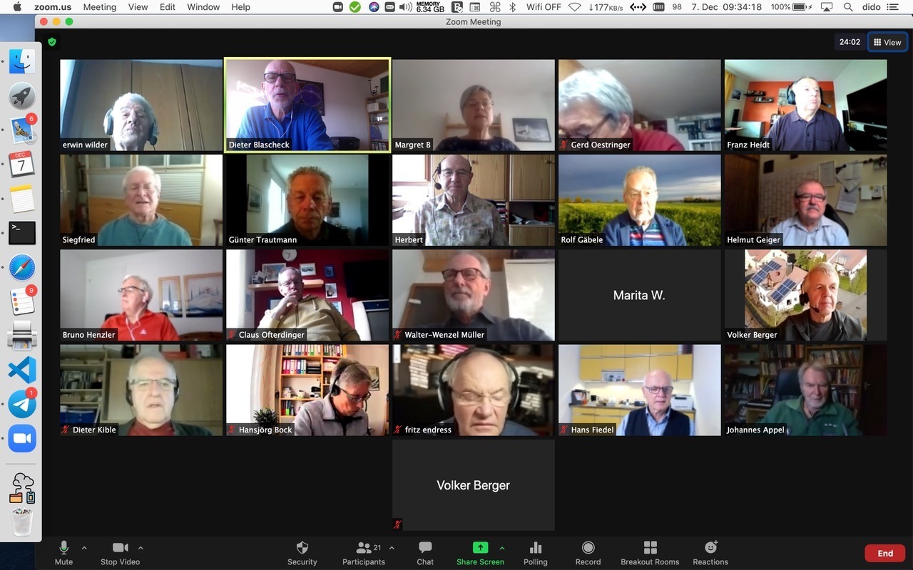 7.12. Online Stammtisch