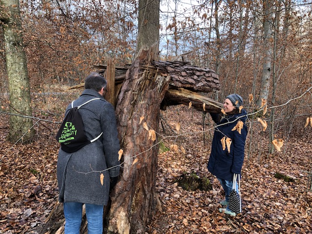 30.1. Geo caching mit Tanja und Marius