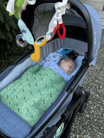 24.08: Nico’s erster Besuch bei den Großeltern im Mönchweg