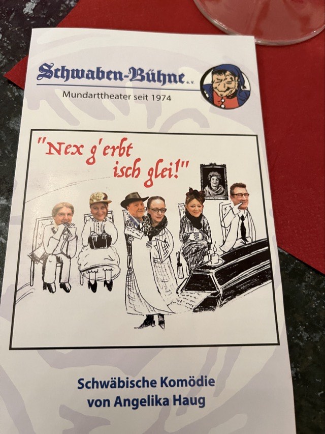 19.11. Schwabenbühne “Nix geerbt”